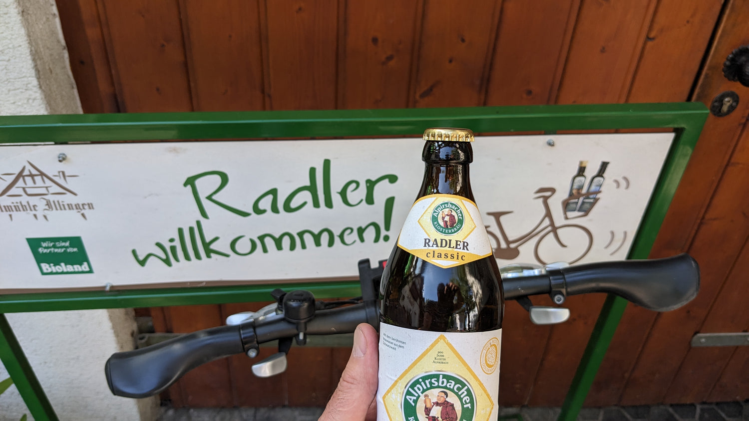 Durstige Radler willkommen!