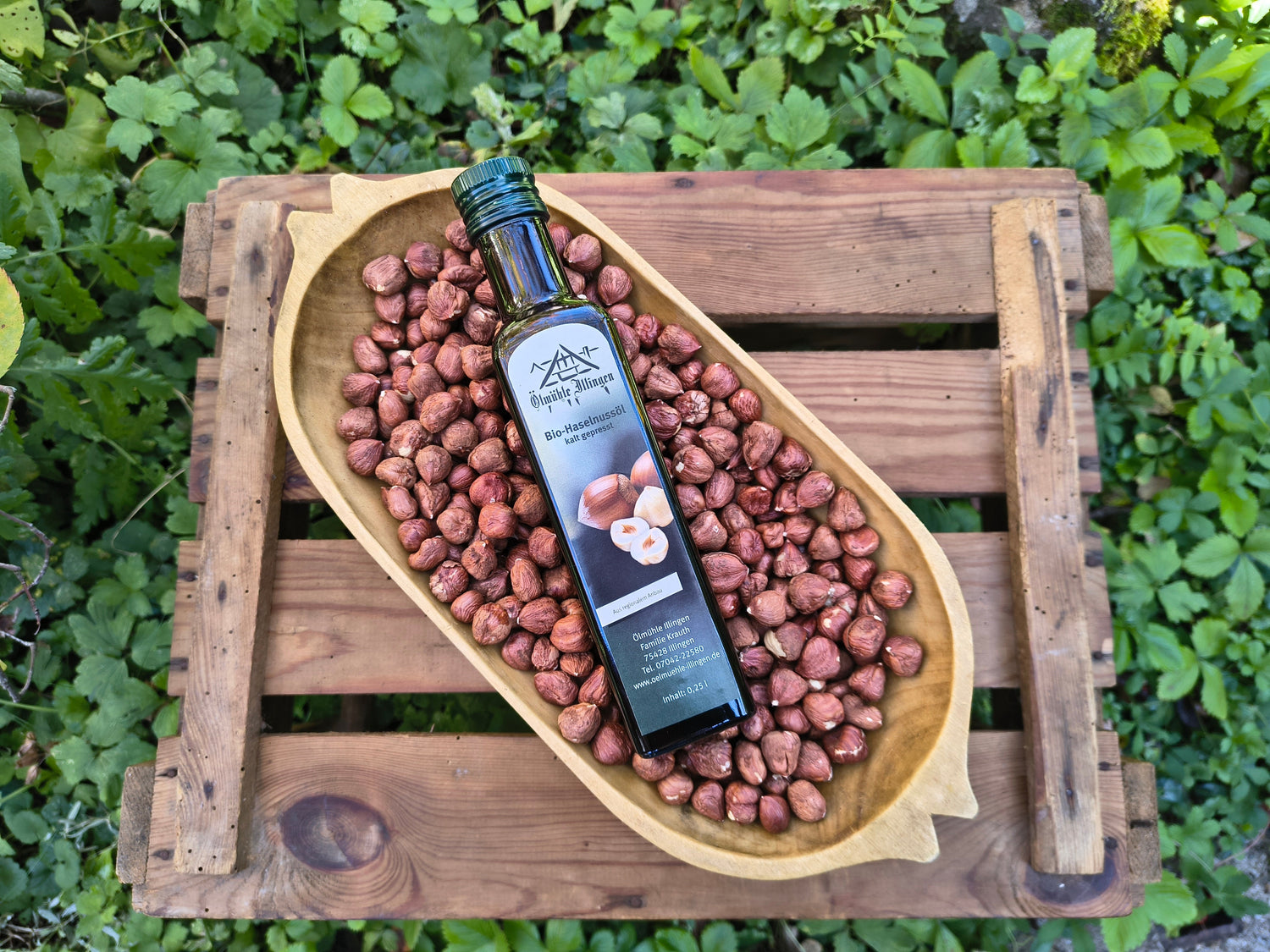 Zum Glück gibt`s Haselnussöl!