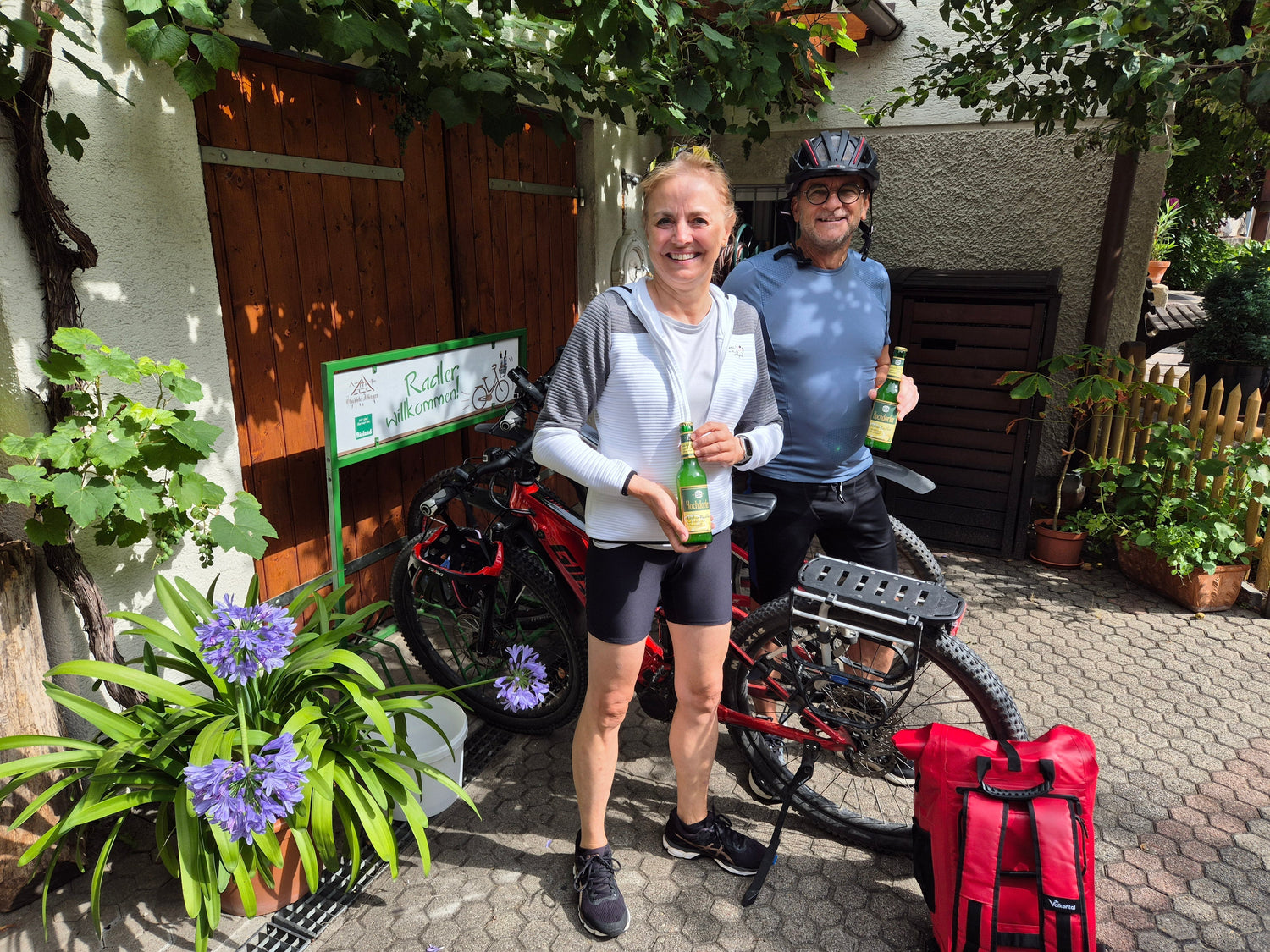 Durstige Radler willkommen