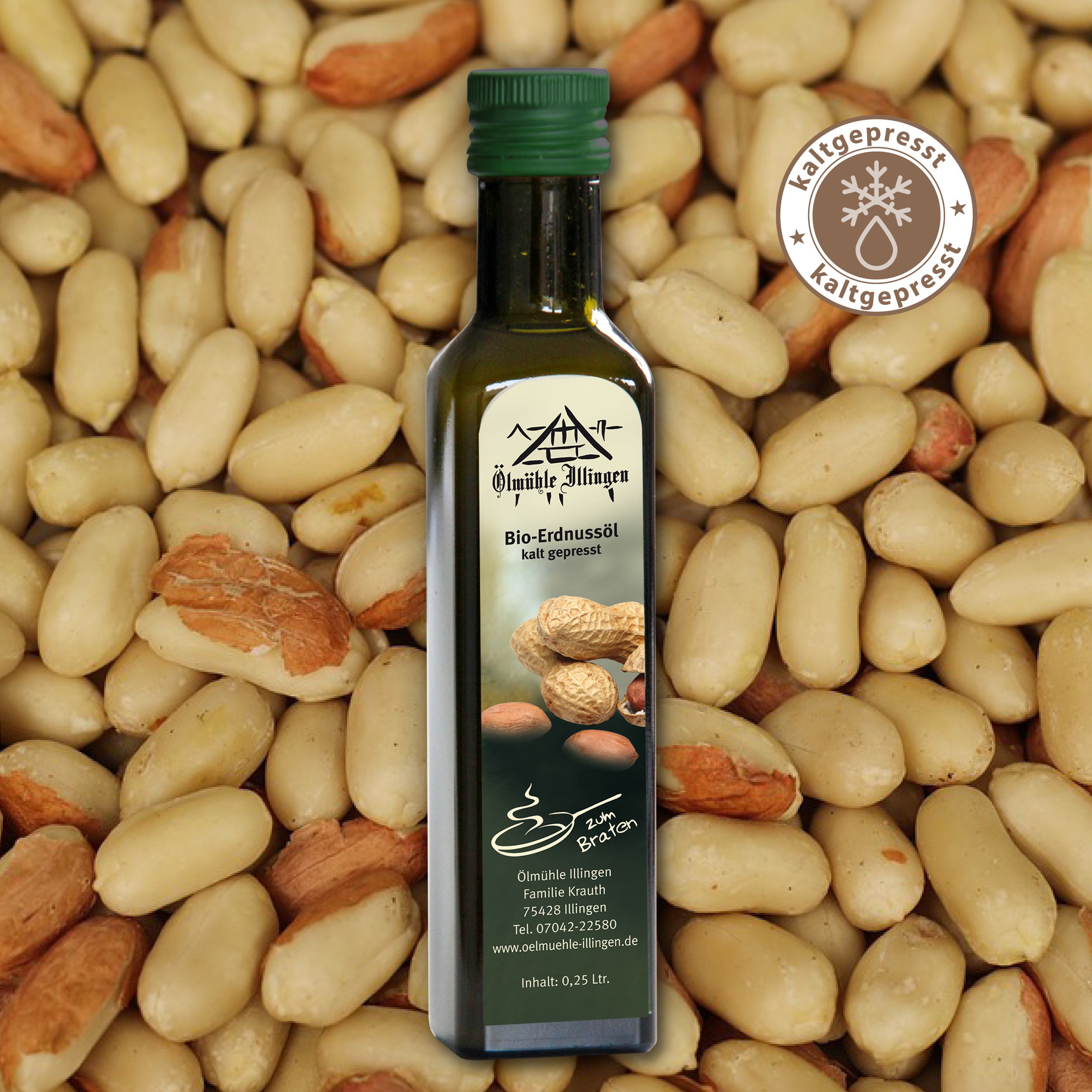 Bio-Erdnussöl nativ
