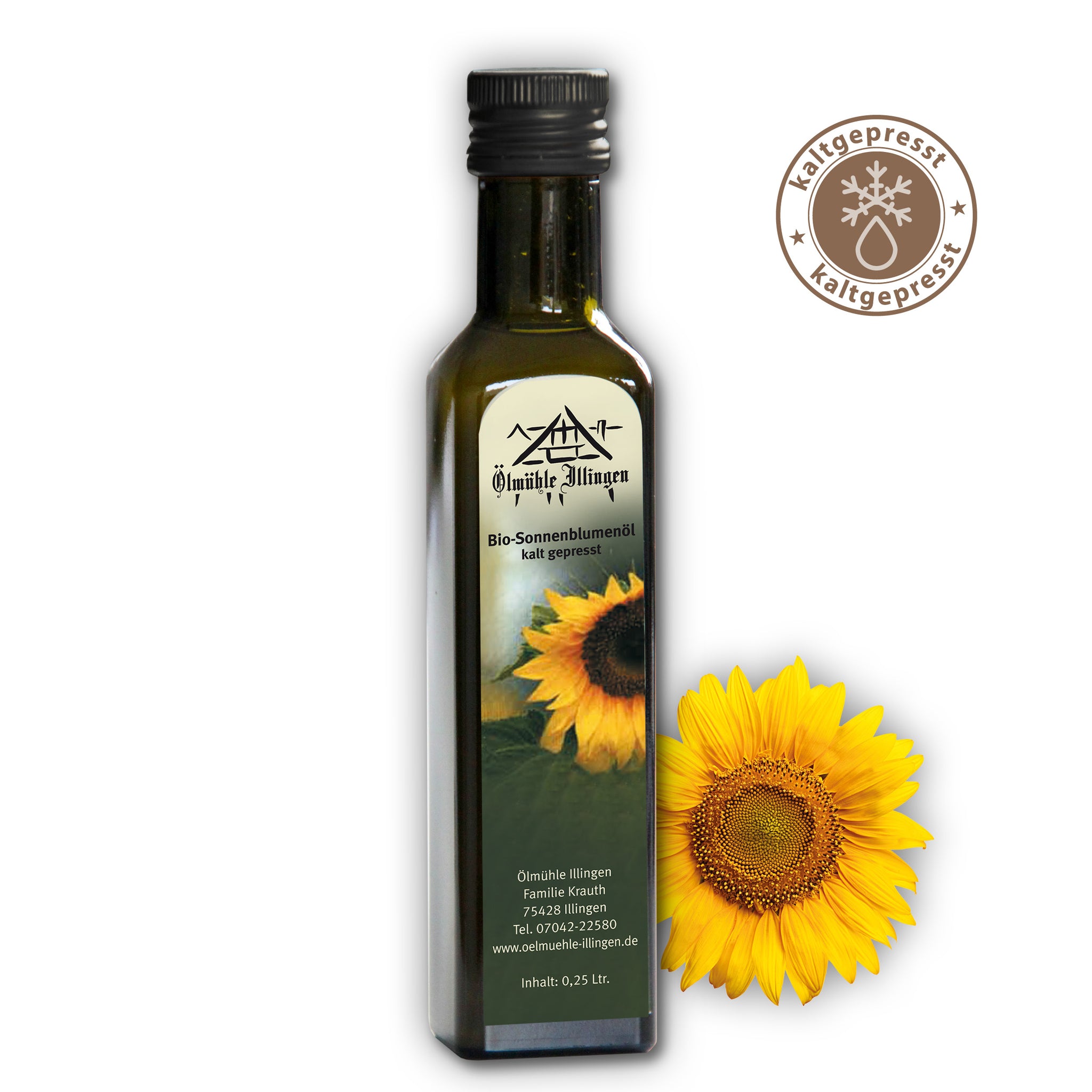 Bio-Sonnenblumenl kalt gepresst Bio-Sonnenblumenl kalt gepresst