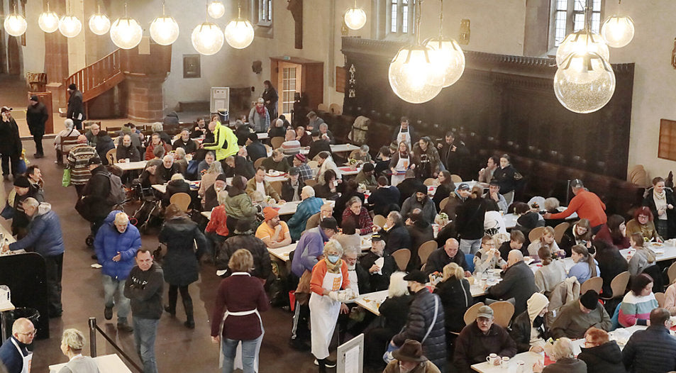 Unterstützung für Vesperkirchen