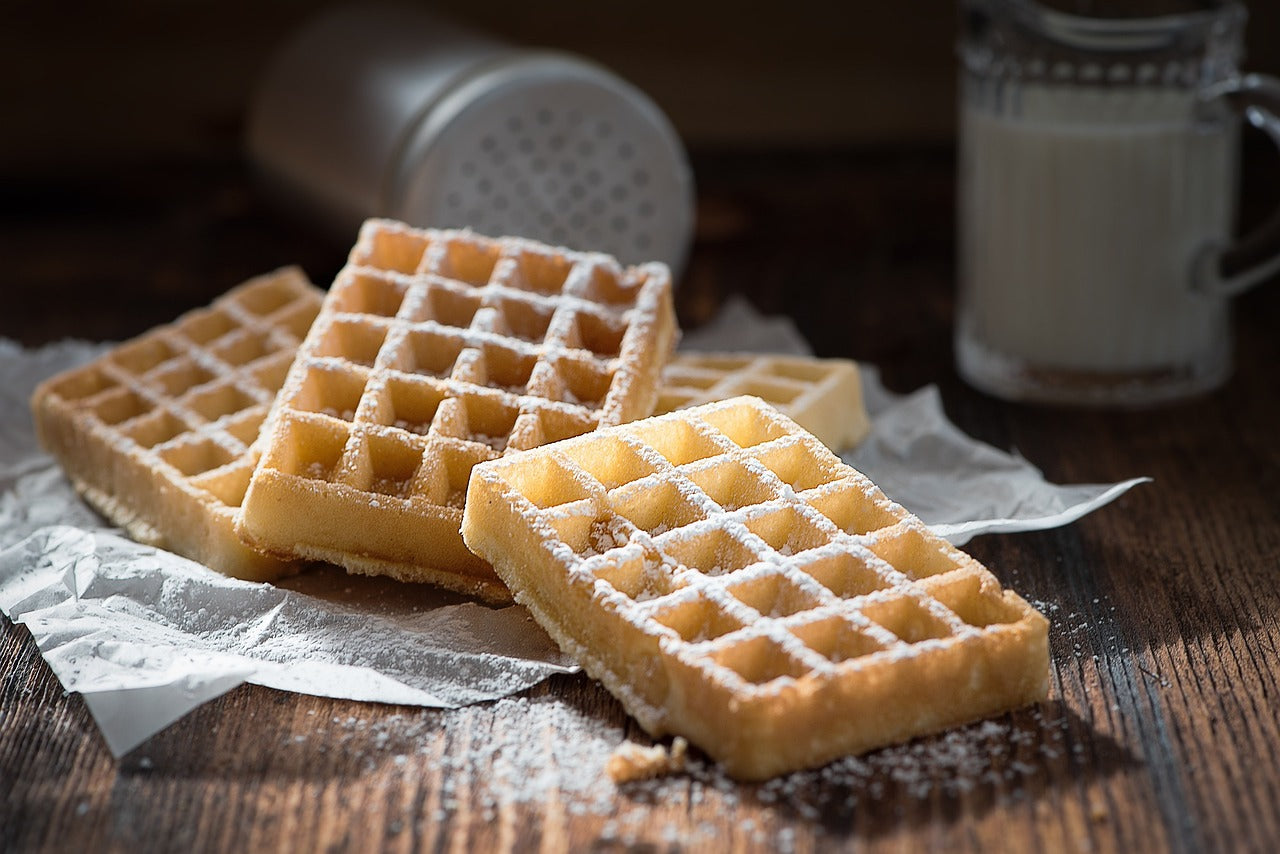 Mandelmehl-Waffeln