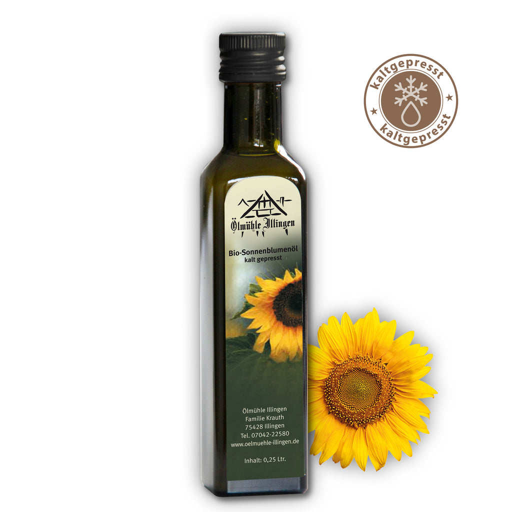 sonnenblumenöl gleitgel Bio-Sonnenblumenöl kalt gepresst